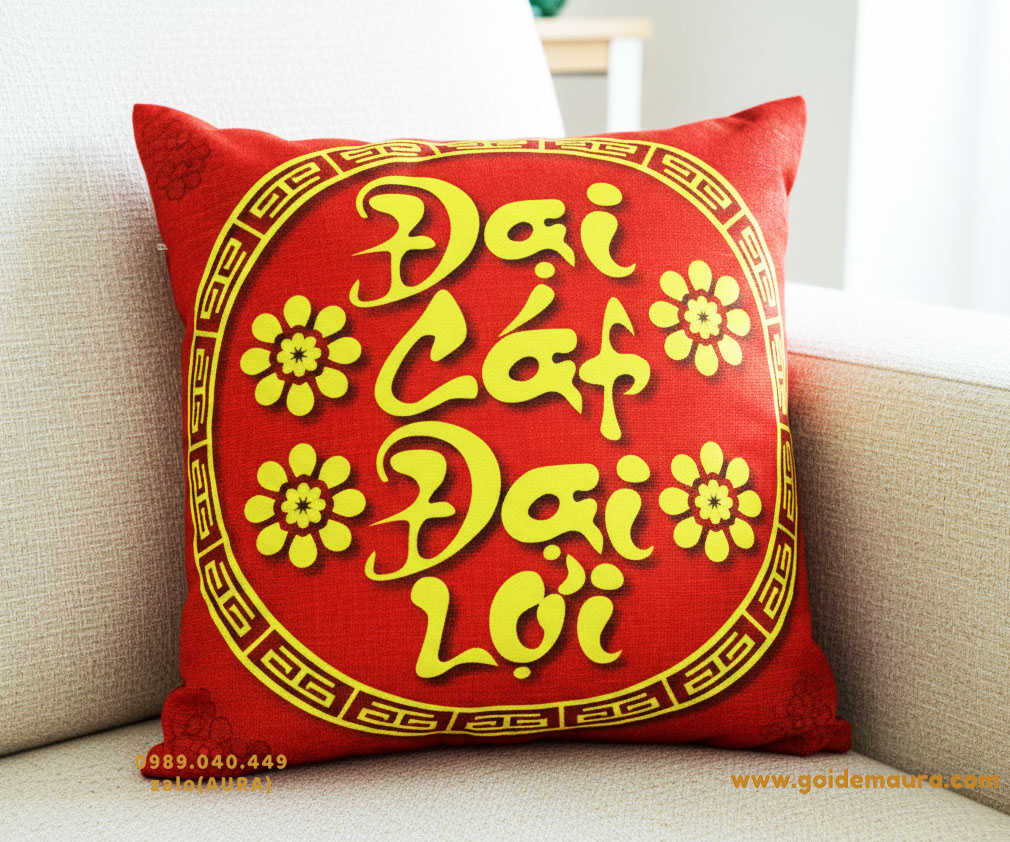 Gối Tết Đại Cát Đại Lợi