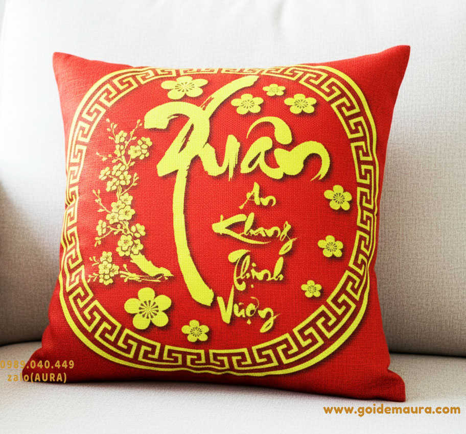 Gối Tết An Khang Thịnh Vượng