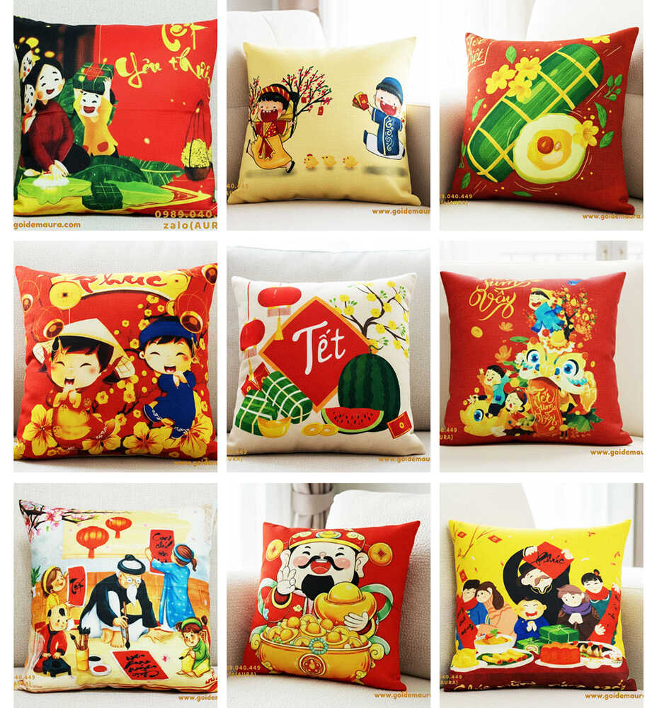 Gối Tết Đoàn Viên