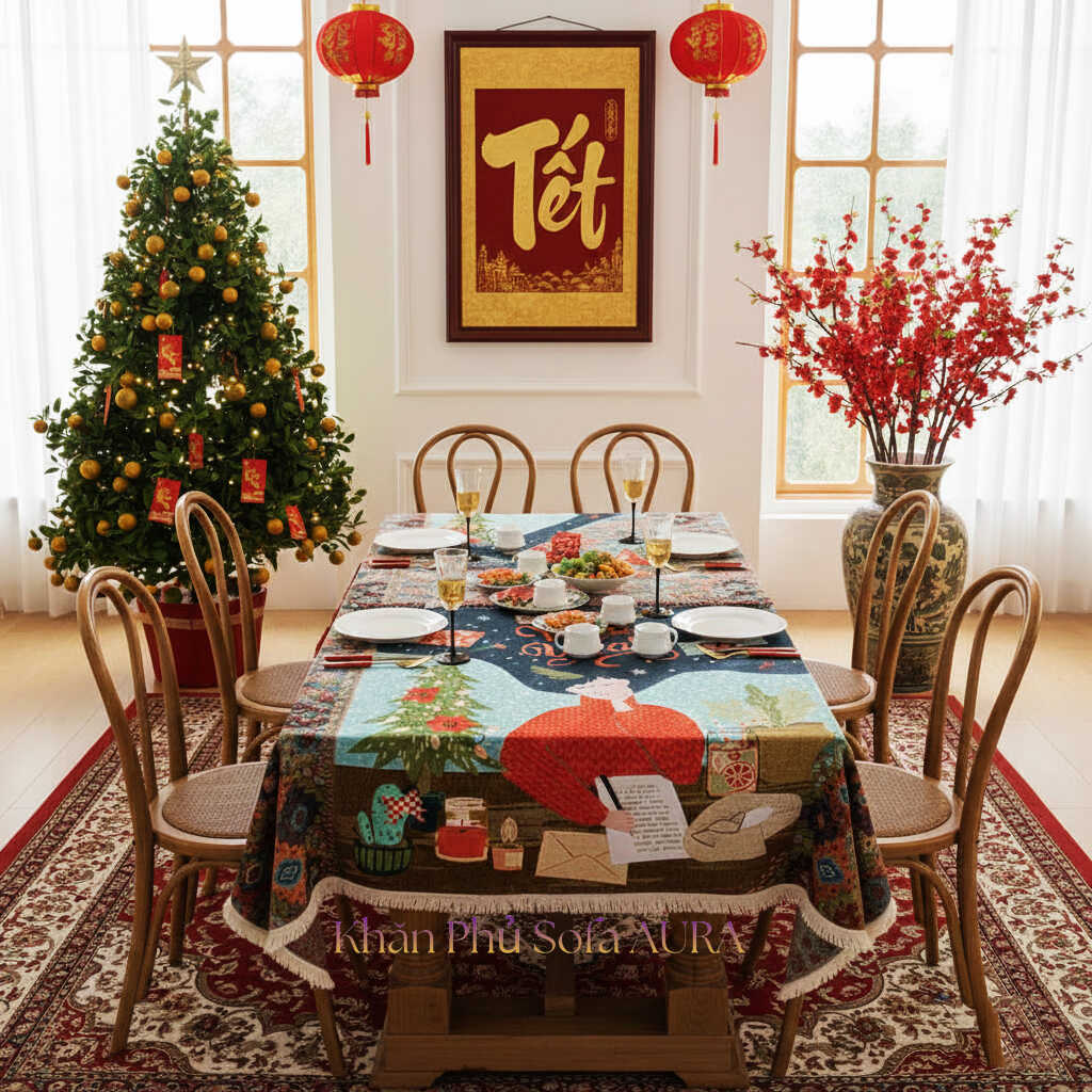 Khăn Trải Bàn New Year