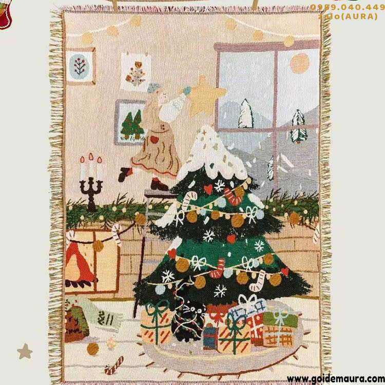 khăn giáng sinh noel