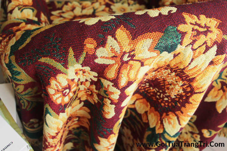 khăn phủ sofa hoa hướng dương 19